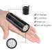 �u���b�N���C�g UV ���O�����C�g 12LED �����d�� �n���f�B���C�g �u���b�N �V���o�[ �d�r�� ���d�r ����m�F ���^ �u�� �y�� �~�j �Ў� �T�C�Y �A�j�T�L�X �֘A�摜5