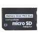 メモリースティック PRO Duo 変換アダプタ マイクロSD SDHC SDXCカード対応