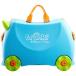  детский сиденье .. багажник чемодан голубой Melissa &amp; Doug Trunki Terrance Rolling Kids Luggage