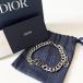 Christian Dior Christian Dior лента цепь ссылка браслет серебряный 22AW [ б/у ]
