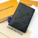 LOUIS VUITTON Louis Vuitton футляр для карточек бур nai The -duposhu монограмма Anne план to кожа черный M62899 IC [ б/у ]