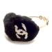 CHANEL( Chanel ) here Mark earmuffs ear present . small articles rabbit ( Lapin ) fur black Gold black gold 01A 18020450 [ a la mode ]