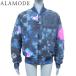 LOUIS VUITTON( Louis * Vuitton ) salt print Bomber jacket Damier 50 blue blue HLB05EDR2 40802083448[ used ][ a la mode ]
