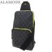 LOUIS VUITTON( Louis * Vuitton ) Damier gla Fit ave новый sling сумка серый желтый N42424 40802191104[ a la mode ]