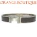HERMES( Hermes ) клик HH metal браслет gray silver серебряный мужской 40802206310[ б/у ][ a la mode ]