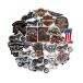  american мотоцикл 2 колесо машина мотоцикл гонщик Biker Harley custom Skull Motor Sport гараж наклейка стикер 50 листов A