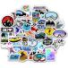 ski snow bo- DIN g Extreme sport snowy mountains snow outdoor waterproof sticker bom decal sticker 50 sheets 