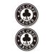 ACE CAFE LONDON Ace Cafe London стикер ACE CAFE LONDON переводная картинка Racer Circle Φ45 2 листов ввод ACE-N018DE