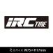 IRC шина стикер IRC шина Mini размер черный SP-147