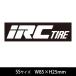 IRC шина стикер IRC шина SS размер черный SP-149