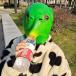  головной убор рыба животное маска становится .. реквизит Halloween настоящий головной убор party товары животное маска поверхность белый ... костюм костюм 