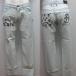  Castelbajac *25 весна лето SS новый продукт * монограмма рисунок compact Denim джинсы (S)(M)(L)(LL)(3L)(4L)7215240106-53