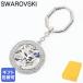  Swarovski кольцо для ключей брелок для ключа Una Angelic круглая огранка женский прозрачный 5763032 сумка очарование 