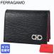  Ferragamo Salvatore Ferragamo футляр для карточек футляр для визитных карточек двойной * gun chi-ni мужской черный красный 66A062 685948 0685948