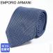  Emporio Armani галстук мужской большой . ширина 7.5cm шелк 100%ja карта микро проверка голубой EM001346 TE13740 F8109