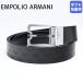 Emporio Armani belt width 3.5cm Eagle type pushed . -stroke Lynn ga system correspondence reversible men's black Y4S502 Y221E 81386 leather Father's day 