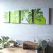 ONNENAPILA Marimekko текстильная панель негодный номер ограниченный товар yellowgreen Северная Европа 30×30cm 4 листов type1
