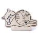 ヤマト工芸 stand clock エキゾチックショートヘア -CATS- YK19-104
