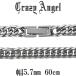 �약�l�b�N���X 6�� �_�u�� �T�[�W�J���X�e�����X �����Y ��5.7mm 60cm �u�����h �J�b�g �L�w�C �`�F�[���̂� �V���o�[�J���[ �v���[���g