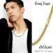 �N���C�W�[�G���W�F�� �약�l�b�N���X 6�ʃ_�u�� �S�[���h ��5.7mm 60cm �T�[�W�J���X�e�����X �l�b�N���X�`�F�[�� �u�����h Crazy Angel �X�e�����X