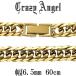 �약�l�b�N���X 6�� �_�u�� �S�[���h�J���[ �����Y ��6.5mm 60cm �T�[�W�J���X�e�����X �u�����h �J�b�g �L�w�C �`�F�[���̂� �� �v���[���g