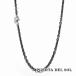 PUERTA DEL SOL �����ׂ� �ۃA�Y�L �V���o�[�`�F�[�� �l�b�N���X�`�F�[�� �u���b�N 40cm �V���o�[925 �`�^���R�[�e�B���O ���j�Z�b�N�X