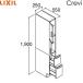RAS-256-A/ средний комплектация Lixil LIXIL/INAXkre vi высокий шкаф глубина 560 модель промежуток .250 стандарт модель бесплатная доставка 