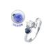 CanCam掲載婚約指輪ダイヤモンド プラチナエンゲージリング9月誕生石サファイア オーダー