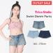 [ outlet распродажа ] Junior купальный костюм Denim брюки шорты одиночный товар вода суша обе для body type покрытие низ старшие классы ученик неполной средней школы ученик старшей школы 140cm 150cm 160cm 170cm