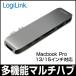 LogiLink Type-C ߥܥǥ¿ǽϥ USB3.0/SD/Micro SD/Thunderbolt3/4K HDMI Macbook Pro13/15 100W PDб(С)