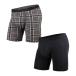 ޥѥå ٥˥ MYPAKAGE BNETHWEEKDAY SOLID PRINT 2PACK XS(2729) BLACK1 FIRESIDE-PLAID GREY1 