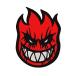 SPITFIREspito fire DEATH MASK RED скейтборд скейтборд стикер наклейка стикер наклейка 