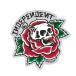 INDEPENDENT Independent DRESSEN SKULL ROSE RED 4inch STICKER скейтборд скейтборд стикер наклейка стикер наклейка 