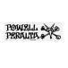 POWELLpa well VATO RAT (BLACK) скейтборд скейтборд стикер наклейка стикер наклейка 
