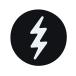 ELECTRIC электрический ICON LOGO STICKER S size BLACK скейтборд скейтборд стикер наклейка стикер наклейка 