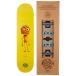PUSH SKATEBOARD кнопка скейтборд PLYWOOD GUY FP YELLOW 7.25 Kids размер скейтборд Kids для Complete конечный продукт 