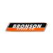 BRONSON BEARINGb Ronson подшипник BRONSON SPOT LOGO STRIP SILVER FOIL 5 BLACK/ORANGE/SILVER скейтборд стикер наклейка 