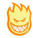 SPITFIREspito fire BIGHEAD FILL MIDIUM ORANGE/BABY YELLOW скейтборд скейтборд стикер наклейка стикер наклейка 