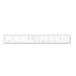 POWELLpa well POWELL PERALTA STRIP ( CLEAR × WHITE ) скейтборд скейтборд стикер наклейка стикер наклейка 