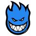 SPITFIREspito fire FIREBALL (XS) BLUE скейтборд скейтборд стикер наклейка стикер наклейка 