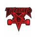 THRASHER Thrasher THRASHER SK8 GOAT BLACK x RED скейтборд скейтборд стикер наклейка стикер наклейка 