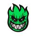 SPITFIREspito fire DEATH MASK GREEN скейтборд скейтборд стикер наклейка стикер наклейка 