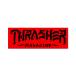 THRASHER Thrasher THRASHER THRASH &amp; DESTROY RED x BLACK скейтборд скейтборд стикер наклейка стикер наклейка 