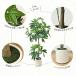 RAKU 150cm �t�F�C�N�O���[�� �o�L�� ��^ �l�H�ϗt�A�� �l�H�ϗt�� �ϗt�A�� �ϗt�� �l�H�A�� �l�H���� �~�� �C���e���A�O���[�� ���A �������O�p �֘A�摜4