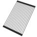 [ параллель импортные товары ]Roll up Drying Rack Stainless Steel Foldable Over Sink Rack Black