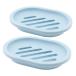 [ параллель импортные товары ](Blue) Topsky 2 pack Soap Dish with Drain, Soap Holder, Soap Sa