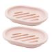 [ параллель импортные товары ](Pink) Topsky 2 pack Soap Dish with Drain, Soap Holder, Soap Sa