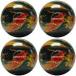 [ параллель импортные товары ]EPCO Candlepin Bowling ball Marbleized черный, красный &amp; желтый 4. мяч 4 1/