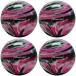 [ параллель импортные товары ]EPCO Candlepin Bowling ball Marbleized пурпурный, черный &amp; белый 4. мяч 4 1