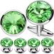 [ параллель импортные товары ](Green set) Mens Cuff Links and Tuxedo Studs Set for Wedding Pa